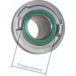 Wąż gaśniczy DIN 14811, DN52-52-C, biały, L 30m