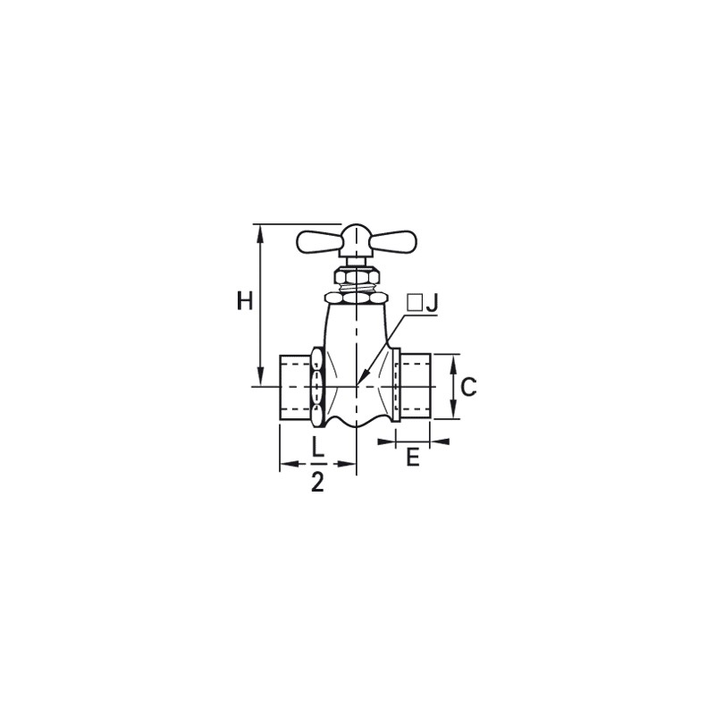 Zawór iglicowy G3/8 (0502 06 17) - Legris