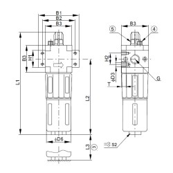 Smarownica sprężonego powietrza seria BLUE LINE G1"