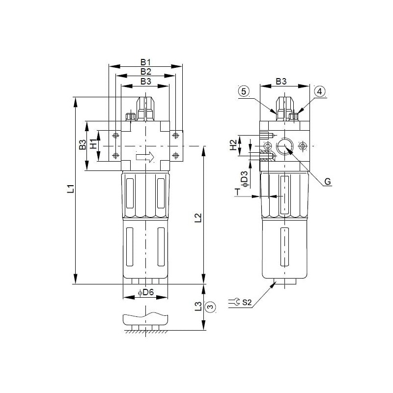 Smarownica sprężonego powietrza seria BLUE LINE G3/8"