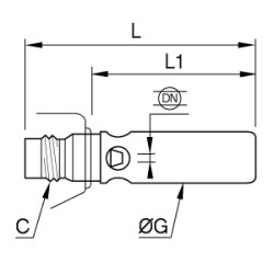 Dysza do pistoletu M12x1,25 (0690 10 00) - Legris