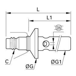 Dysza do pistoletu M12x1,25 (0690 11 00) - Legris