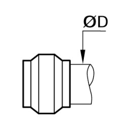 Baryłka do stosowania z korpusem i nakrętką 16 mm (0124 16 00) - Legris