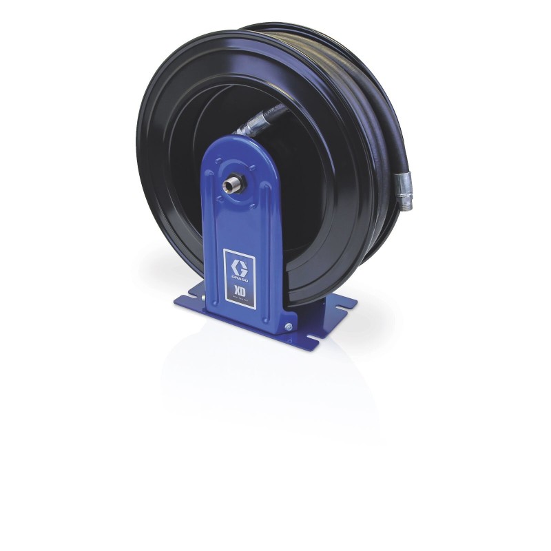 Zwijacz przewodu XD30, DEF, wlot 3/4", poj. bębna: 19 mm, l 15 m, NPT, mocowanie pojazd/stół, niebieski metaliczny (GHSDDDB) - G