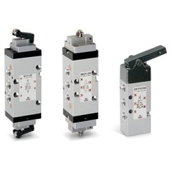 Zawór 3/2NO G1/8 sterowany dźwignią 348-D15-9A5, seria 3 i 4, Camozzi