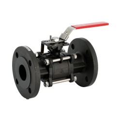 Zawór kulowy stalowy 710 PN40 DN40 3pc A216WCB ISO 5211