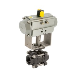 Zawór kulowy stalowy 737XS BSP 1"1/4 +RES76 napęd ze sprężyną / DP 10bar max