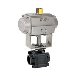 Zawór kulowy stalowy 702XS-P 1"1/2 SW+RES116 napęd ze sprężyną / DP 20bar max