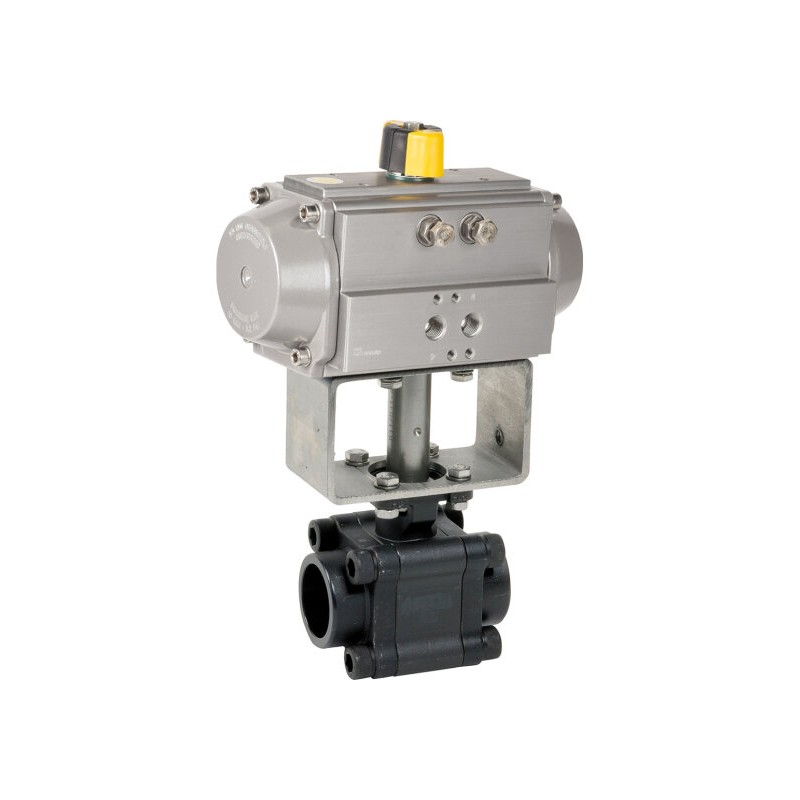 Zawór kulowy stalowy 702XS-P 1"1/2 SW+RES116 napęd ze sprężyną / DP 20bar max