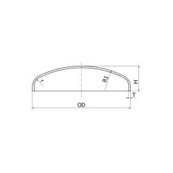 Dennica 63.5 x 2 mm, 1.4404, EN 10253-4 type A, Metryczny, z blachy, bezszwowa