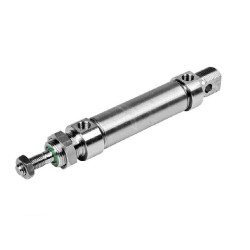 Siłownik ISO6432 20x500, z magnesem i amortyzacją, wykonanie INOX