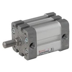 Siłownik kompaktowy dwustronnego działania ISO, średnica 80 mm, skok 30 mm (RA/192080/M/30) - Norgren