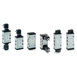 Zawór pneumatyczny 5/3 G1/4 w położeniu środkowym odpowietrzony 474-33, seria 4, Camozzi