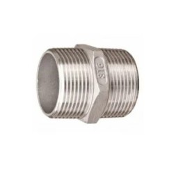 Nypel gwintowany R3", stal nierdzewna (AISI316)