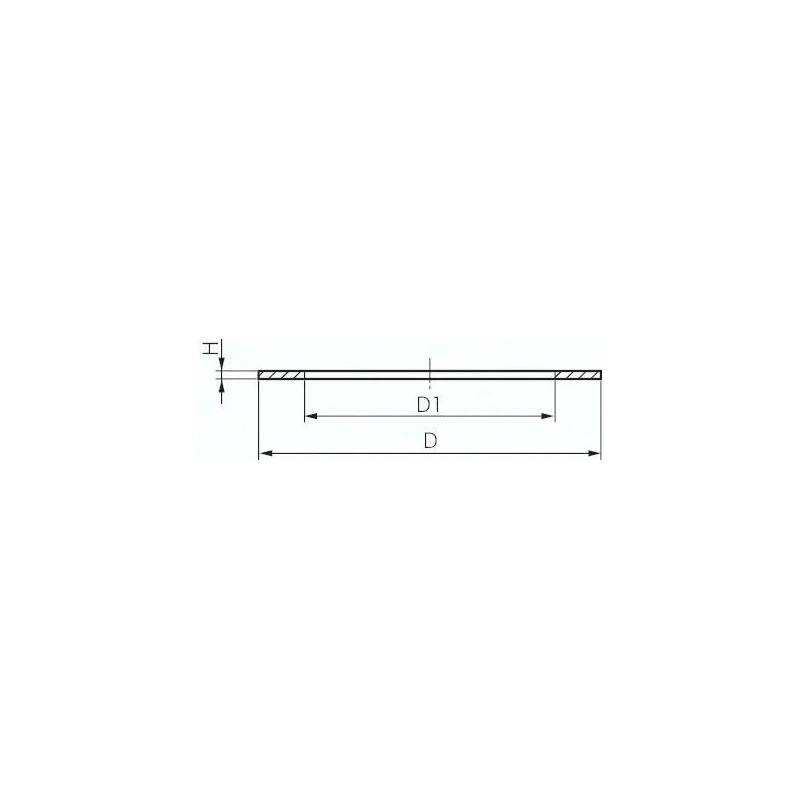 Uszczelka do kołnierza luźnego, PVCU, 40 mm (DN32), EPDM