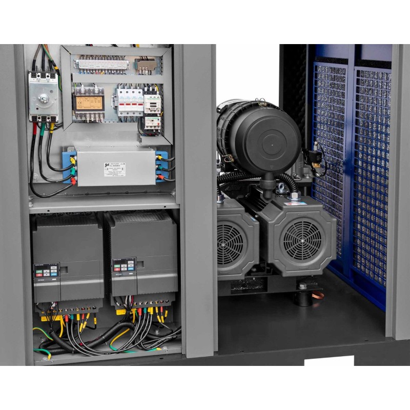 Kompresor śrubowy APS 40 2IVR X 10 bar 40 KM/30 kW 2120-5750 l/min