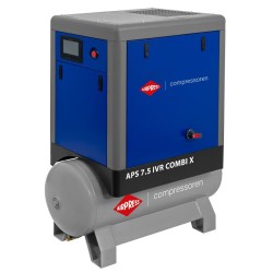 Kompresor śrubowy APS 7.5 IVR Combi X 10 bar 7.5 KM/5.5 kW 170-760 l/min 200 l