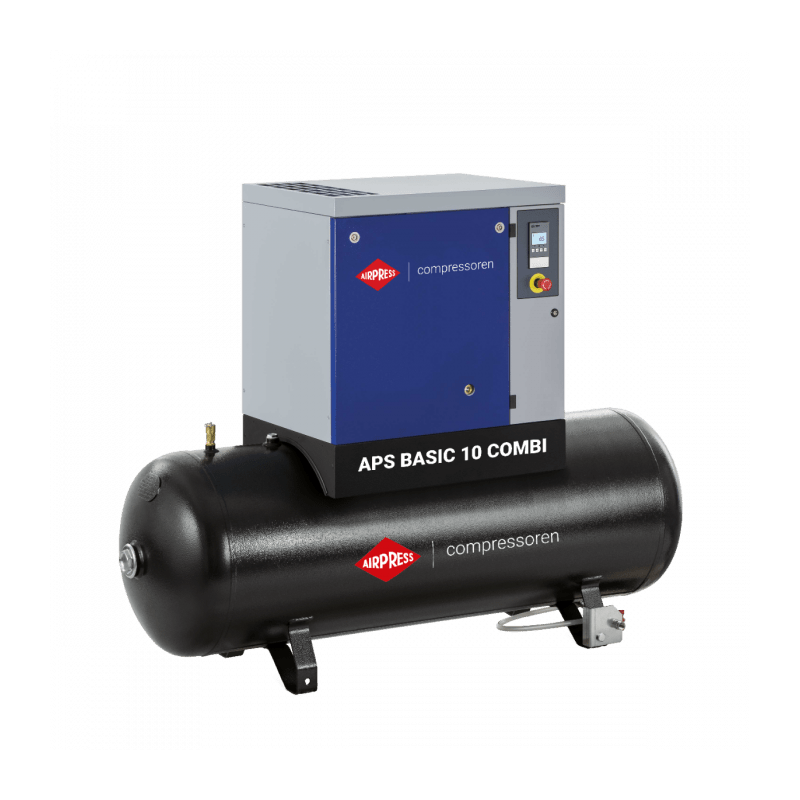 Kompresor śrubowy APS 10 Basic Combi 10 bar 10 KM/7.5 kW 996 l/min 500 l364858