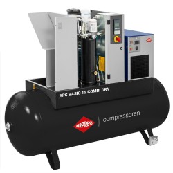 Kompresor śrubowy APS 15 Basic Combi Dry 10 bar 15 KM/11 kW 1416 l/min 500 l