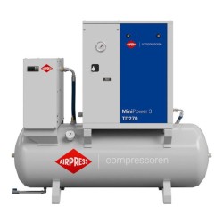 Kompresor śrubowy MiniPower 3 TD270 | 3.0 KM / 2.2 kW | 325 L/min | 270 L