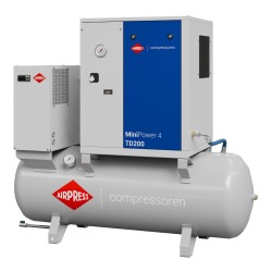 Kompresor śrubowy MiniPower 3 TD200 | 3.0 KM / 2.2 kW | 325 L/min | 200 L