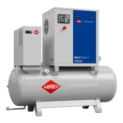 Kompresor śrubowy MiniPower 7 TD270 | 7.5 KM / 5.5 kW | 650 L/min | 270 L