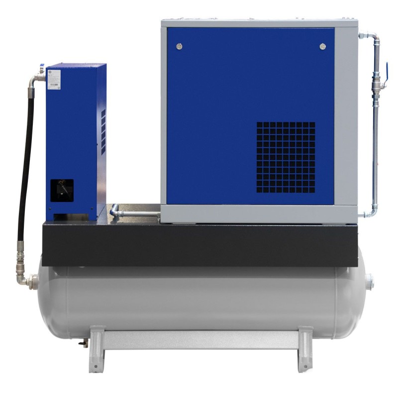 Kompresor śrubowy PremiumPower 10 TD270 | 10 KM / 7,5 kW | 377-1250 l/min | 270 l