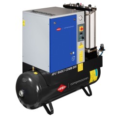 Kompresor śrubowy APS 7 Basic i-Combi Dry 10 bar 7.5 KM/5.5 kW 780 l/min 200 l z adsorpcyjnym zestawem filtracyjnym OFAG4
