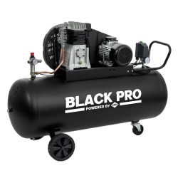 Kompresor dwutłokowy Black Pro B3800B 10 bar 3 KM/2.2 kW 289.3 l/min 200 l