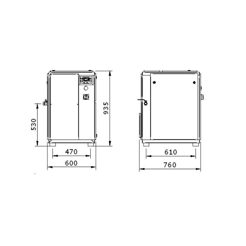 Kompresor Śrubowy WAN NK-40  7,5 KW  15 Bar