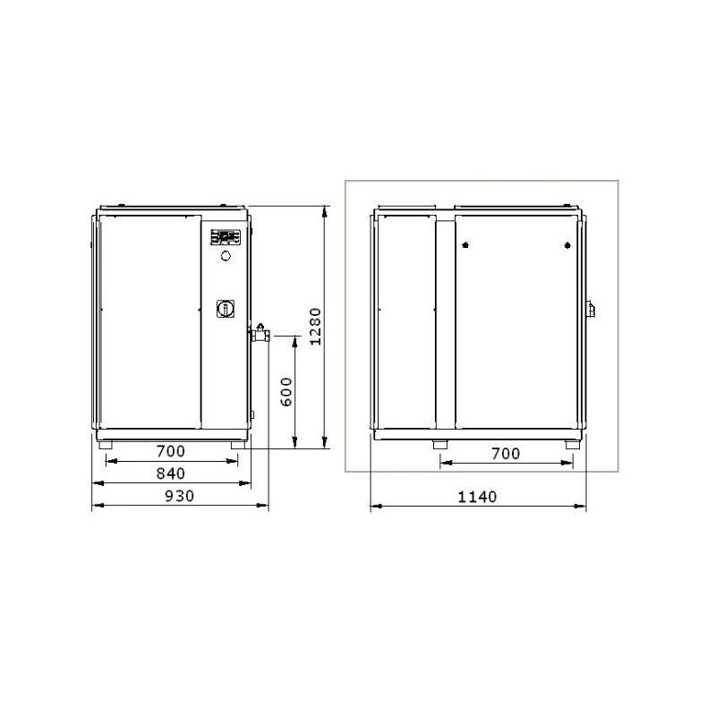 Kompresor Śrubowy WAN NK 100 18,5 kW 10 bar