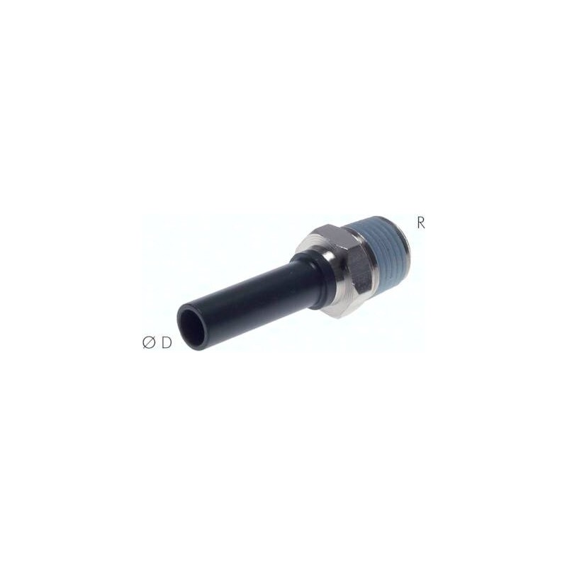 Łącznik wtykowy R1/4-10 gw. zew. (teflon)