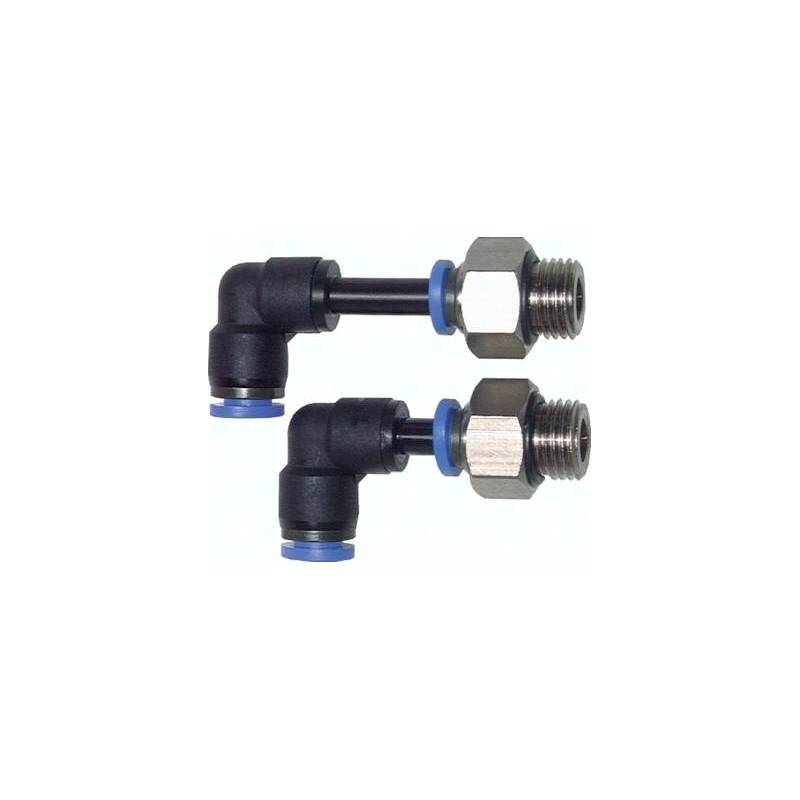 Złączka kątowa wtykowa z łącznikiem 4-4