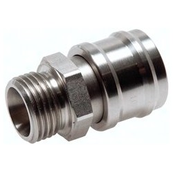 Szybkozłączka NW7,2 G1/4" GZ, z odcięciem, stal nierdzewna