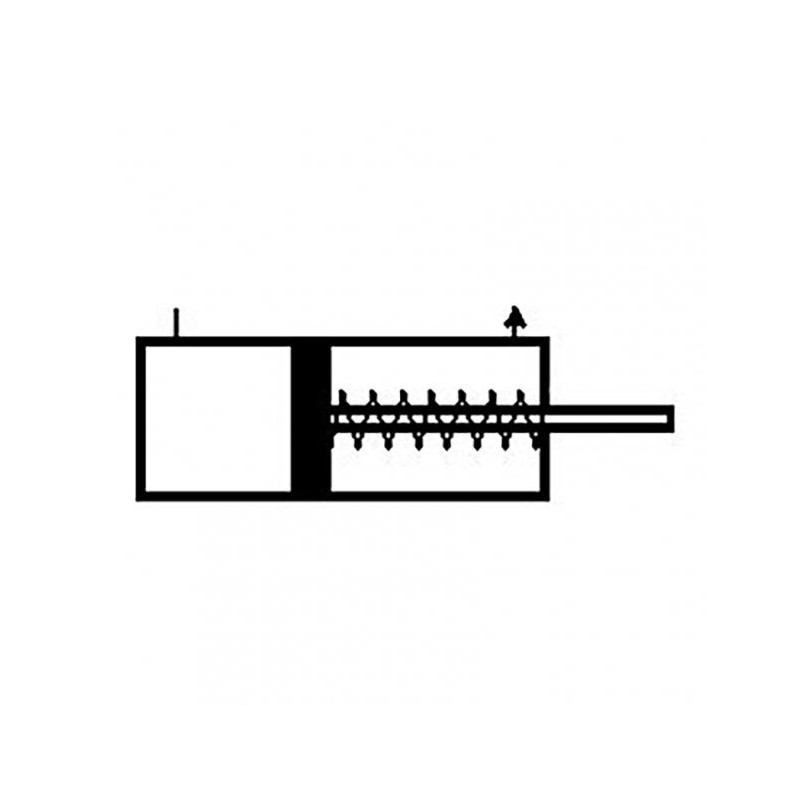SIŁOWNIK JDP ISO 6432 FI 25/100 Z MAGNESEM