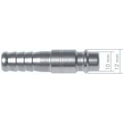 Szybkozłączka NW7,2 G3/8" GW, z odcięciem, stal nierdzewna