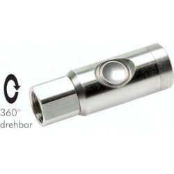 Szybkozłączka bezpieczna z przyciskiem NW7,2, G3/8" GW, stal nierdzewna