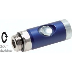 Szybkozłączka bezpieczna z przyciskiem NW7,2, G1/2" GZ