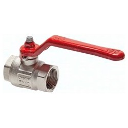 Zawór kulowy, mosiądz, wersja krótka, G 2", PN25, pełny przelot