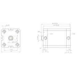 SIŁOWNIK ISO 21287 FI 50/60 Z MAGNESEM KOMPAKT G.WEW