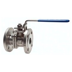 Zawór kulowy kołnierzowy, stal nierdzewna, DN 100 / PN16