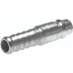 Króciec szybkozłącza NW 7,2 – do węża 8 mm (5/16"), mosiądz