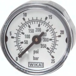 Manometr mini, D23, 0 - 16, G1/8