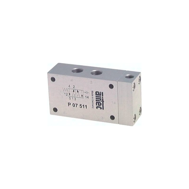 Zawór pneumatyczny 5/2 G1/2, powrót powietrzem