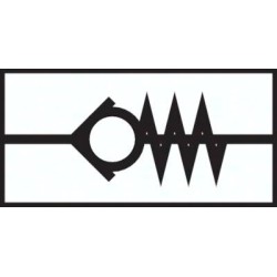 Zawór zwrotny G 1", PN 16, wersja lekka, stal nierdzewna 1.4401