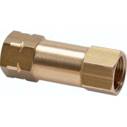 Zawór zwrotny G1/2, gwinty wewnętrzne, PN16, mosiądz