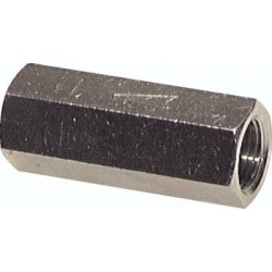 Zawór zwrotny G1/4, PN10, mosiądz niklowany