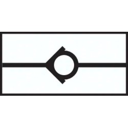 Zawór zwrotny klapowy G3/4, PN 3, uszczelnienie metal-metal, mosiądz