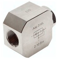 Zawór szybkiego spustu G 1/2, stal nierdzewna