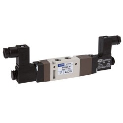 Elektrozawór 5/3 G 1/8, w poł. środkowym odpowietrzony, 115 V AC